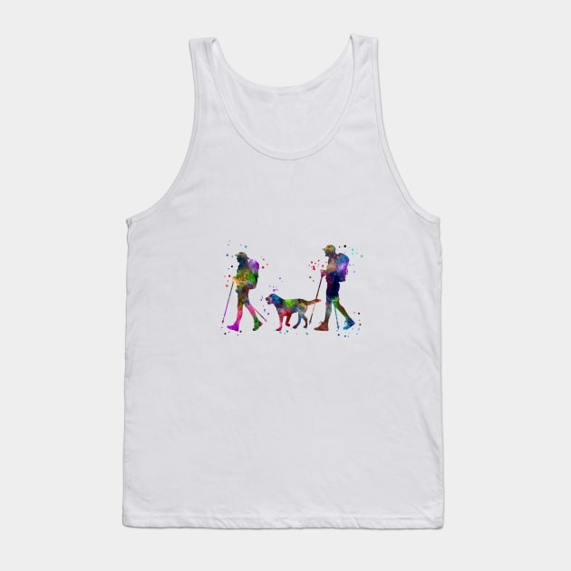 Traveling as a couple with dog Tank Top by RosaliArt